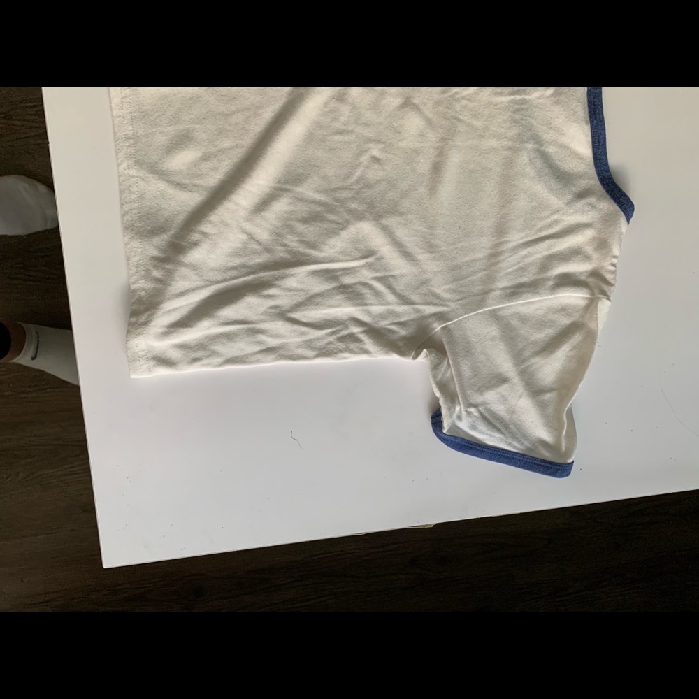 Topshop Slightly Cropped T-Shirt Size 6 - Picture 7 of 7